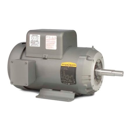 Baldor-Reliance Baldor-Reliance Motor JML3608T, 5HP, 3450RPM, 1PH, 60HZ, 184JM, 3640LC, TEFC, F JML3608T